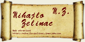 Mihajlo Zelinac vizit kartica